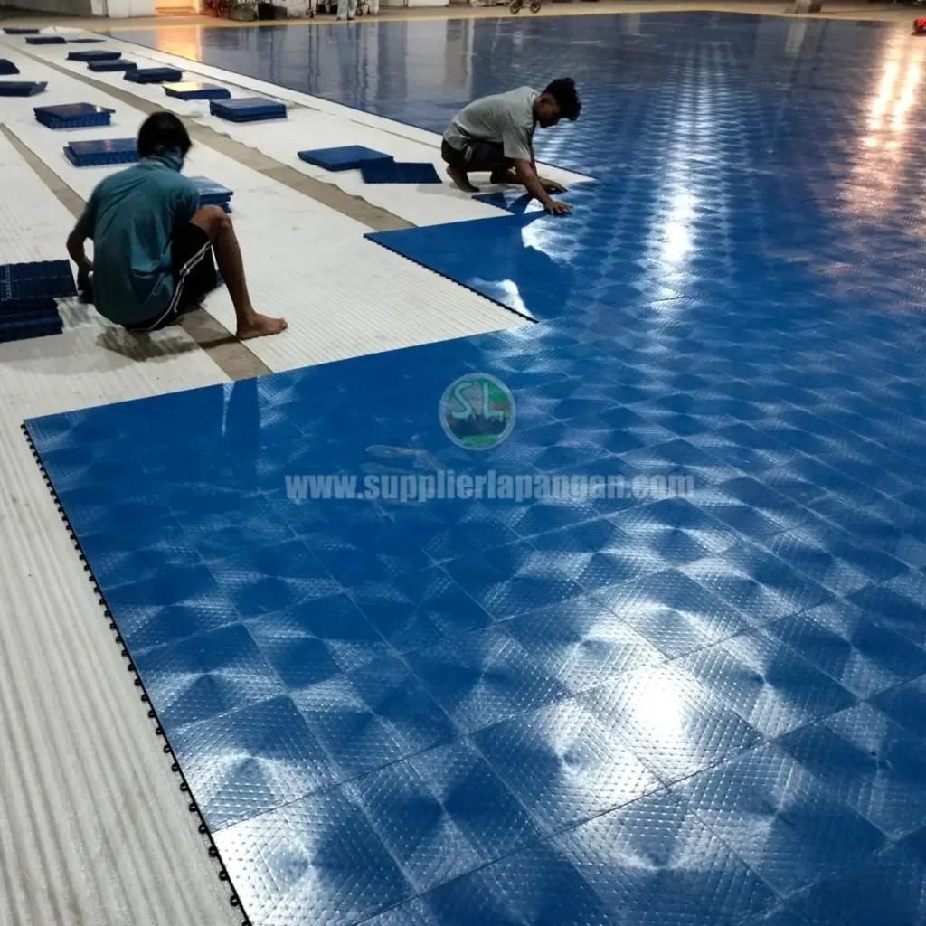 kontraktor lapangan futsal interlock murah berkualitas di palembang 2