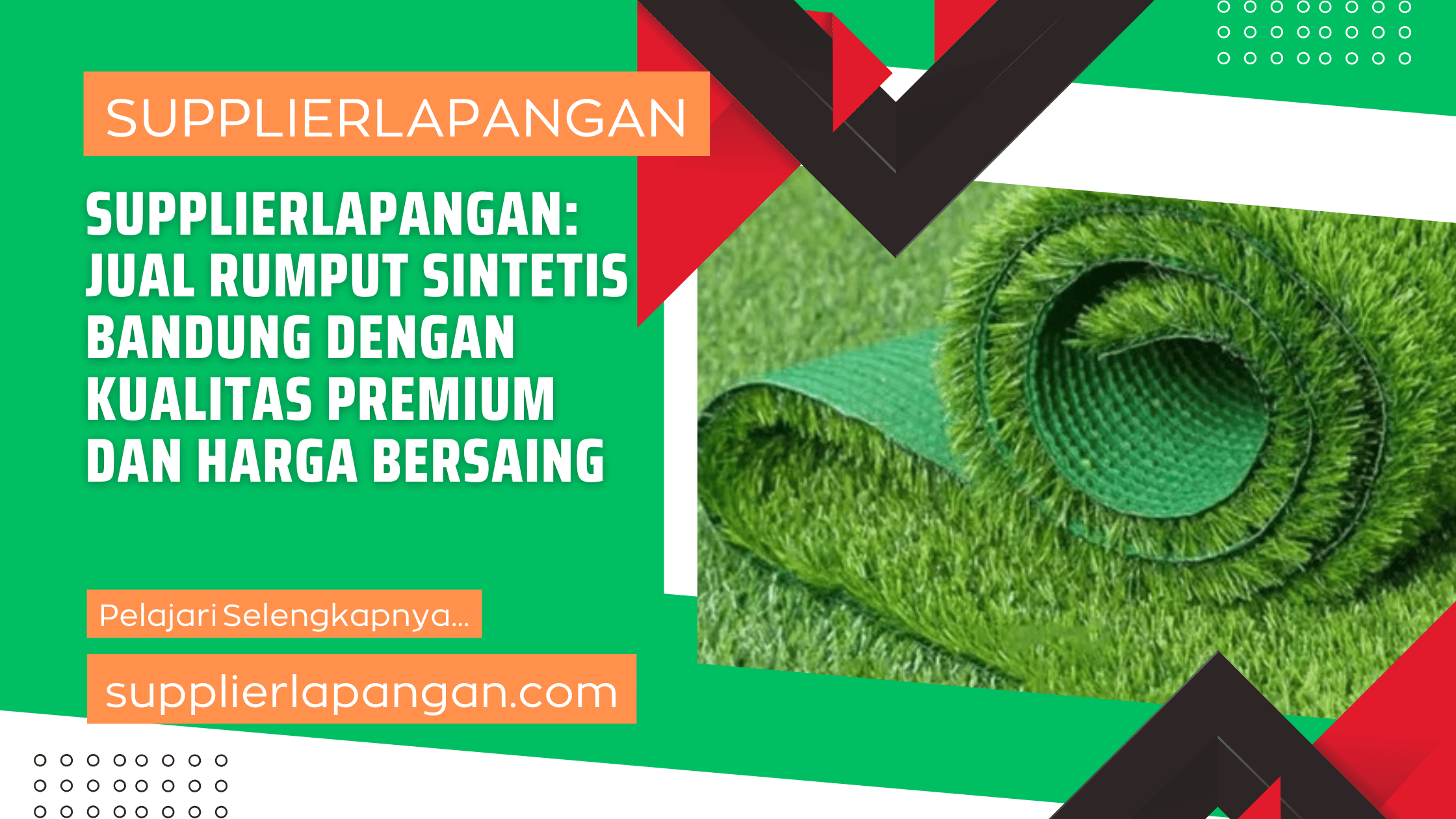 SUPPLIERLAPANGAN Jual Rumput Sintetis Bandung dengan Kualitas Premium dan Harga Bersaing
